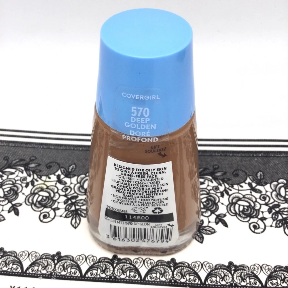 CoverGirl Clean Matte Liquid Foundation - #570 deep golden new
